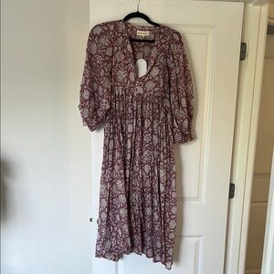 Daughters of India Kyra Midi Dress - Musk